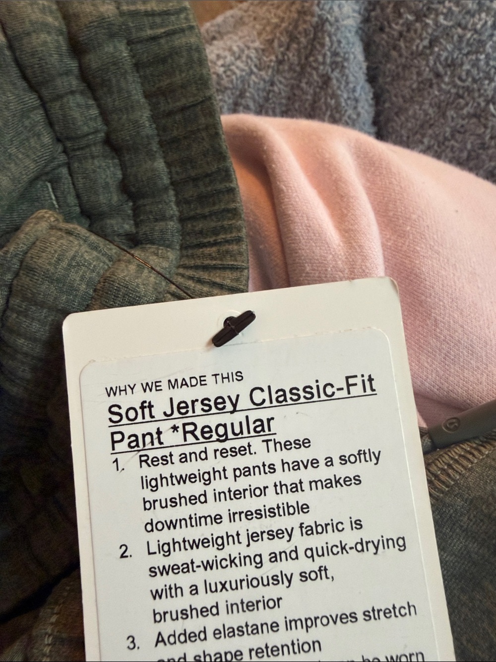 Lululemon Jersey Classic-Fit pants - Picture 4 of 4